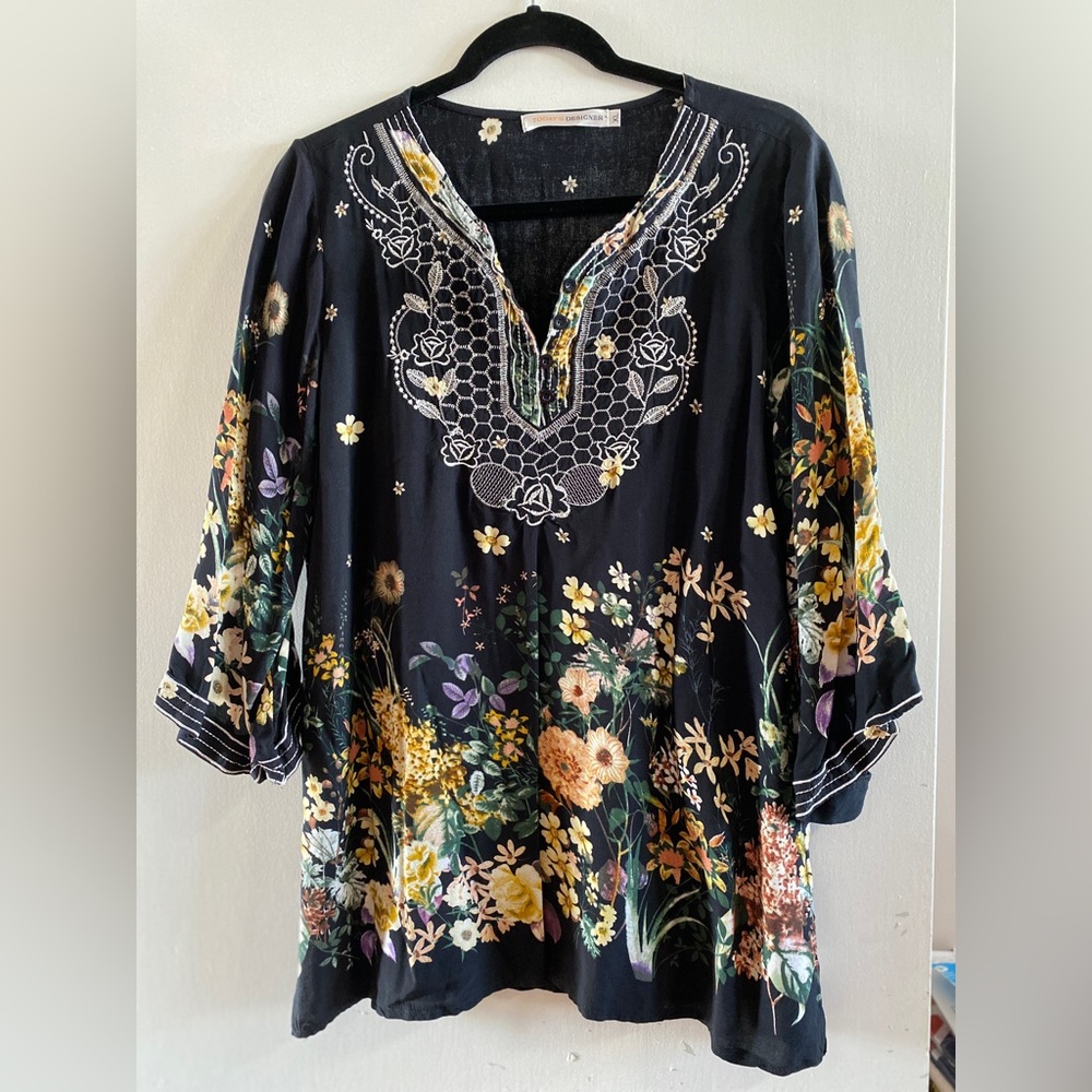 Beautiful summer boho blouse. XL, Today’s Designer